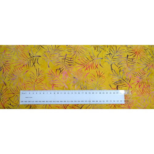 Birch BATIK #640064.1411 YELLOW, 110cm Wide Cotton Fabric