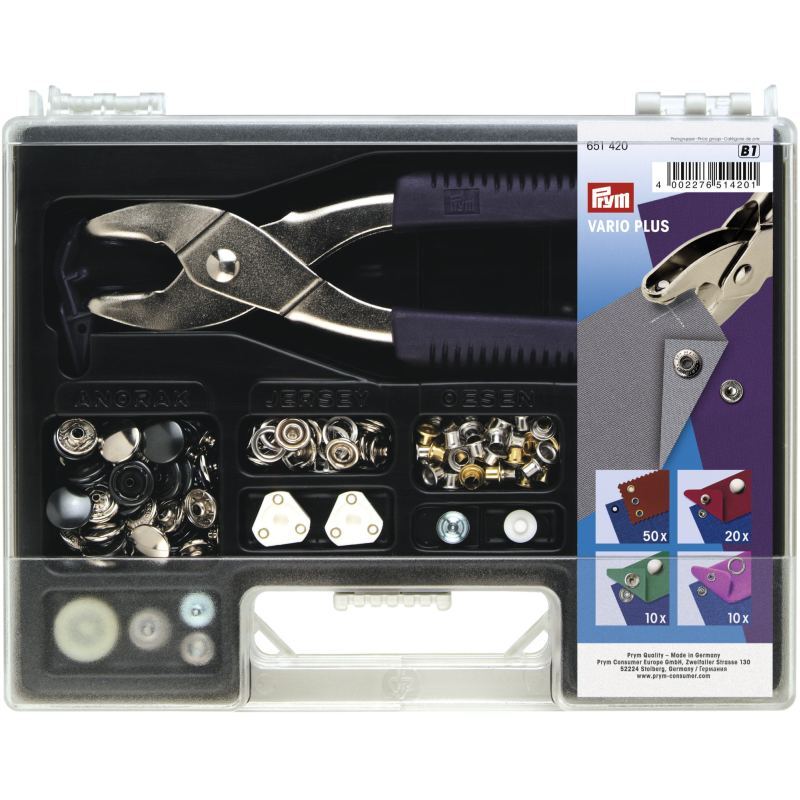 Non-Sew Assortment Box, Prym Vario-Plus #651420