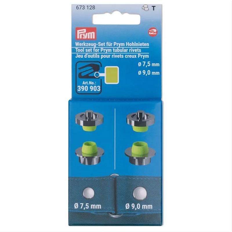 Tubular Rivets Tool Set 7.5mm & 9.0mm for Vario Creative Tool (390 903)