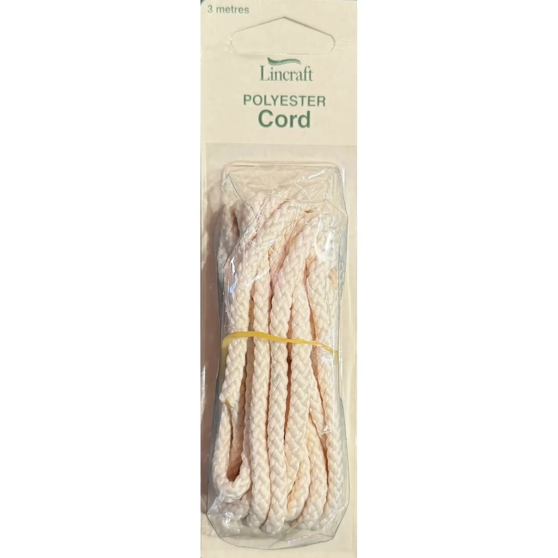 Drawstring Cord 3m CREAM by Lincraft