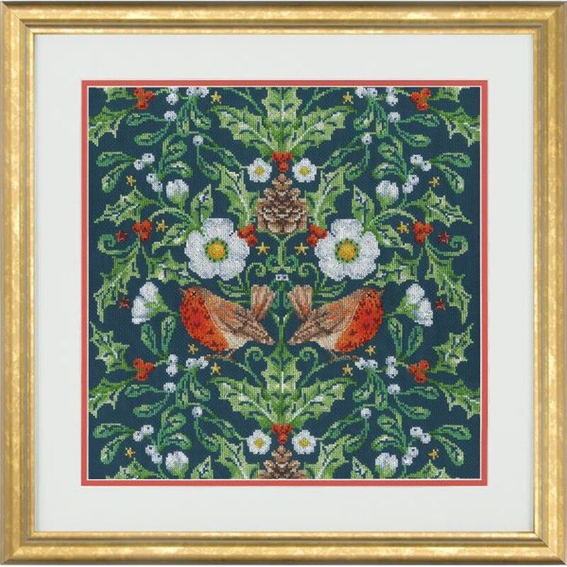 WINTER PATTERN Counted Cross Stitch Kit 14" x 14", 70-09617