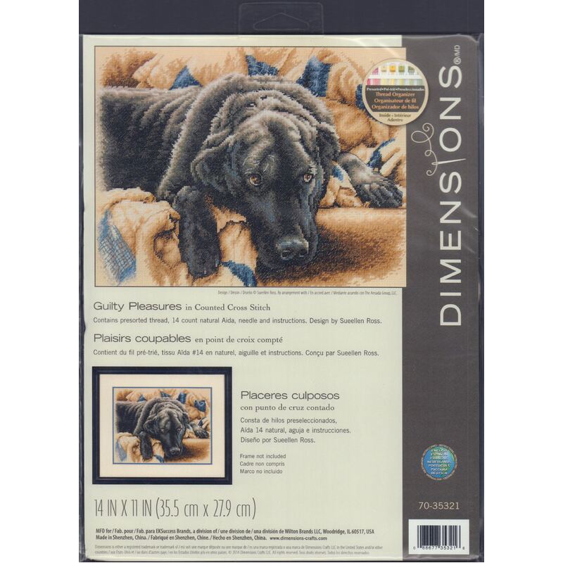 GUILTY PLEASURES Counted Cross Stitch Kit #70-35321