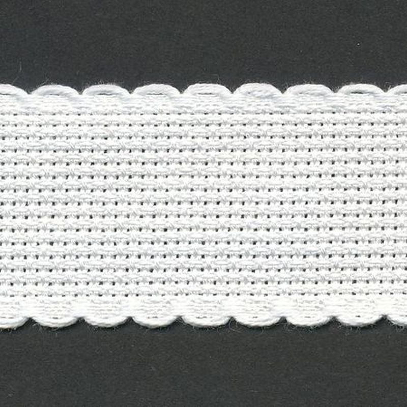 ANTIQUE WHITE 30mm Wide 14 Count Aida Band (7003-11), Priced per Metre