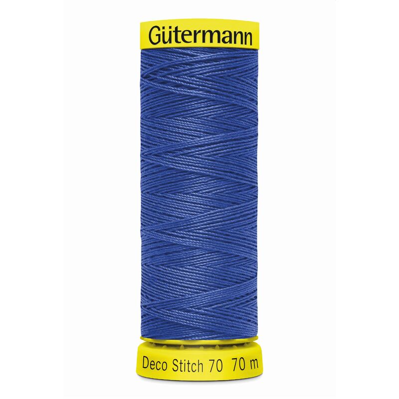 Deco Stitch 70, #315 DARK BLUE 70m Silky Topstitch Thread