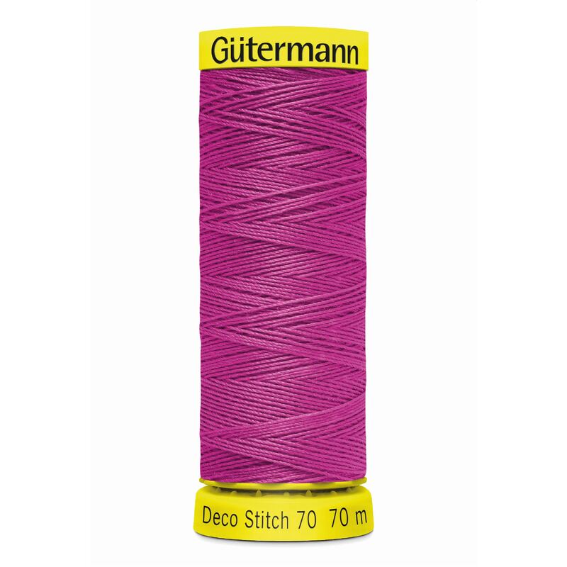 Deco Stitch 70, #733 CYCLAMEN PINK 70m Silky Topstitch Thread