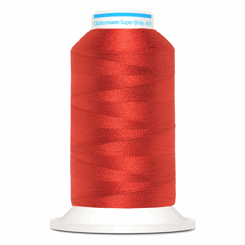 Gutermann Super Brite Polyester 40 #5505, 1000m Machine Embroidery Thread