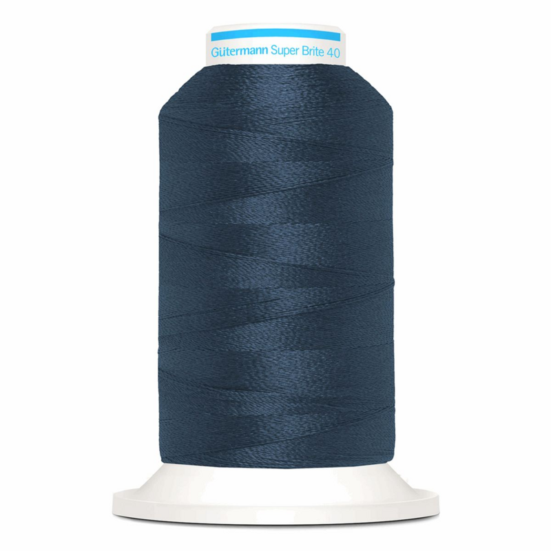 Gutermann Super Brite Polyester 40 #5515, 1000m Machine Embroidery Thread