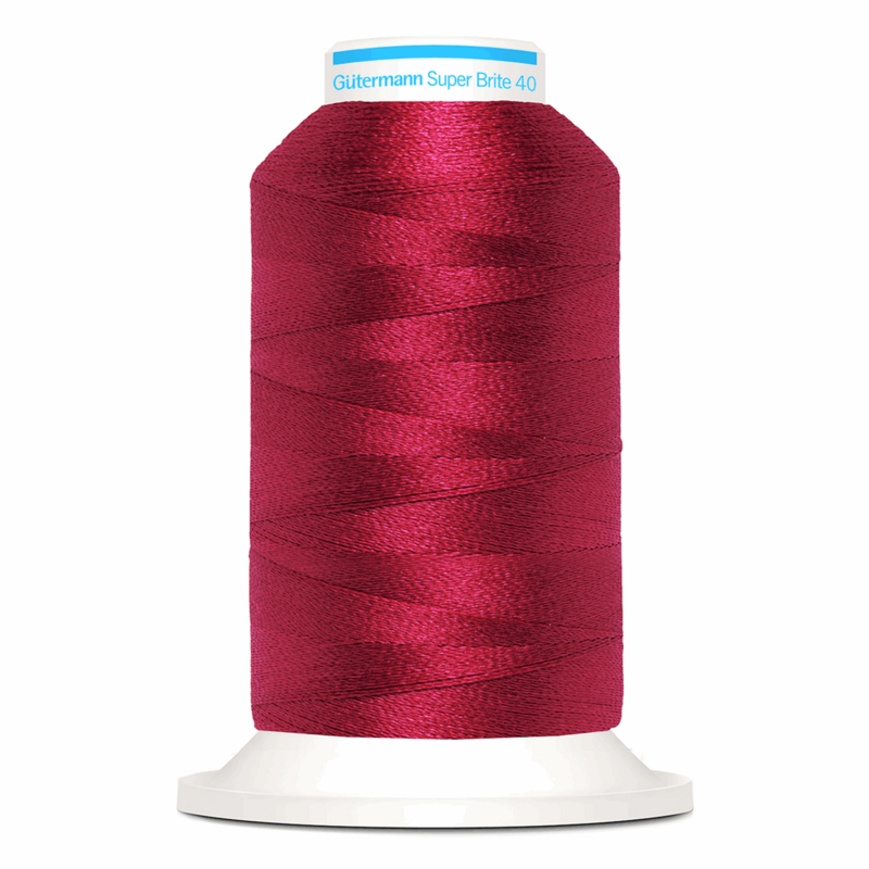 Gutermann Super Brite Polyester 40 #5549, 1000m Machine Embroidery Thread