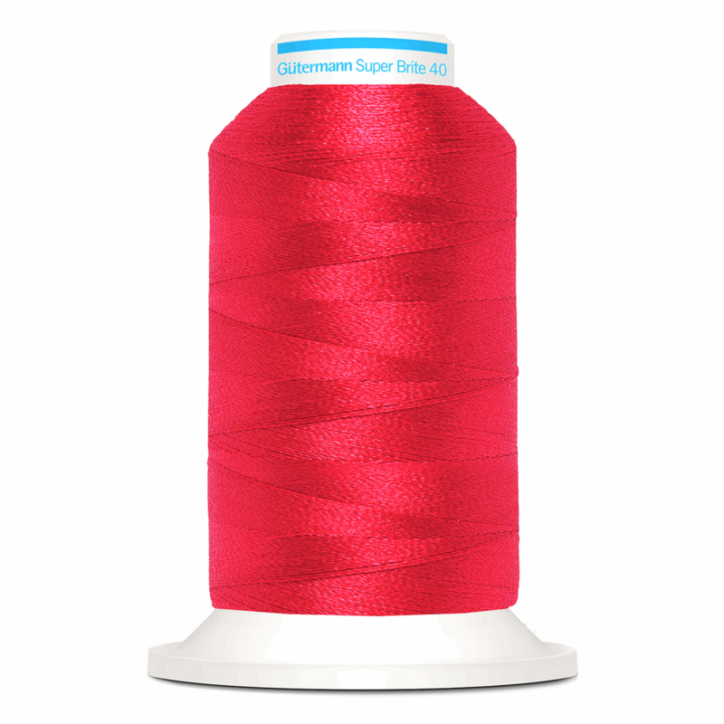 Gutermann Super Brite Polyester 40 #5563, 1000m Machine Embroidery Thread