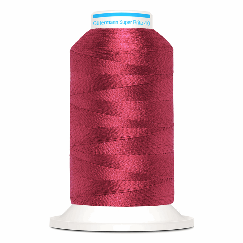 Gutermann Super Brite Polyester 40 #5568, 1000m Machine Embroidery Thread