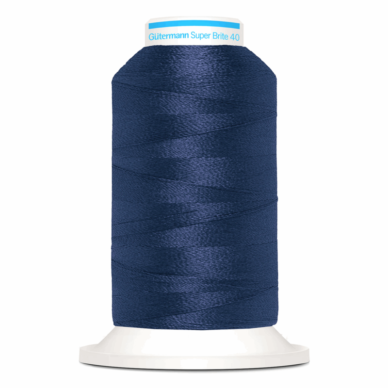 Gutermann Super Brite Polyester 40 #5603, 1000m Machine Embroidery Thread