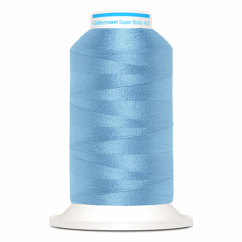 Gutermann Super Brite Polyester 40 #5608, 1000m Machine Embroidery Thread