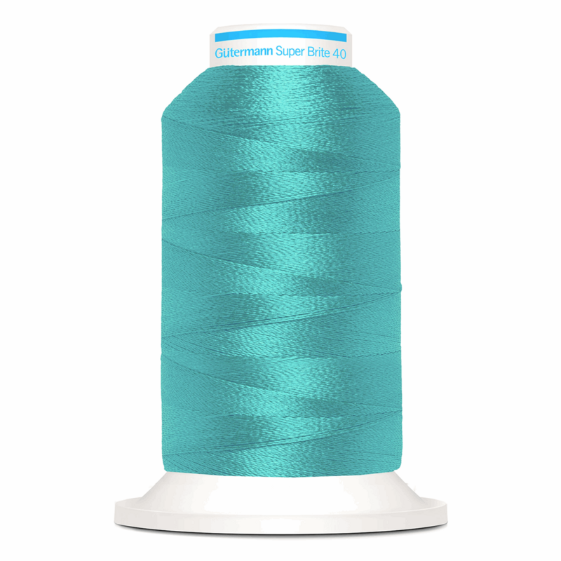 Gutermann Super Brite Polyester 40 #5609, 1000m Machine Embroidery Thread