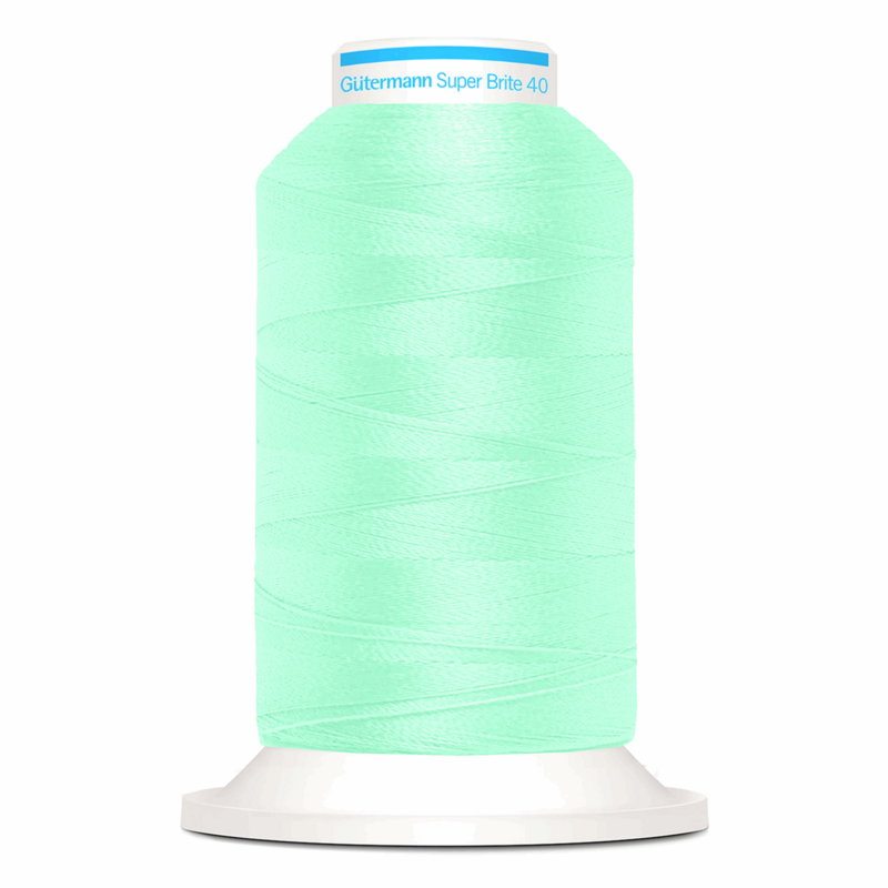 Gutermann Super Brite Polyester 40 #5610, 1000m Machine Embroidery Thread