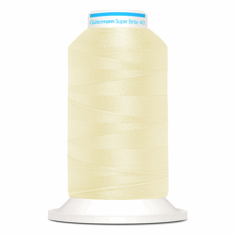 Gutermann Super Brite Polyester 40 #5616, 1000m Machine Embroidery Thread