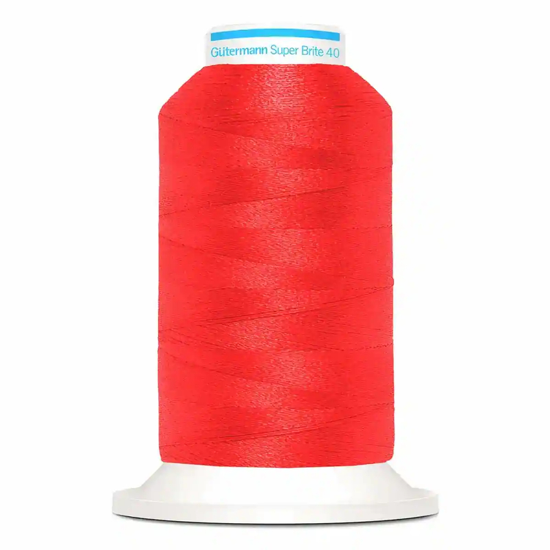 Gutermann Super Brite Polyester 40 #5629, 1000m Machine Embroidery Thread