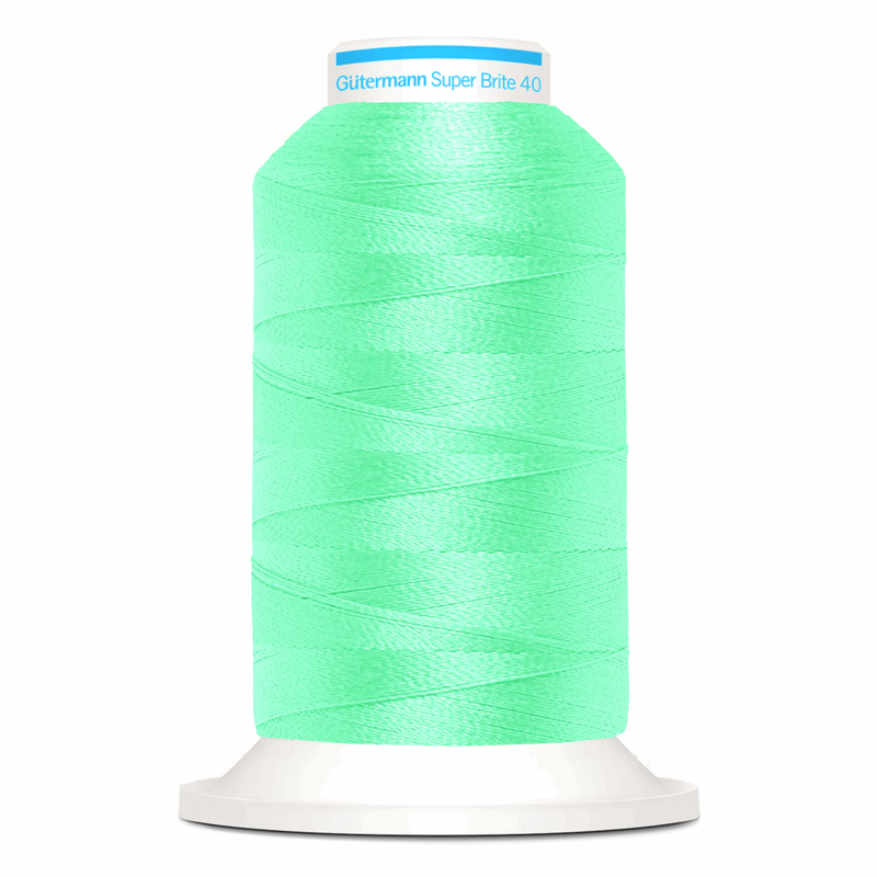 Gutermann Super Brite Polyester 40 #5693, 1000m Machine Embroidery Thread