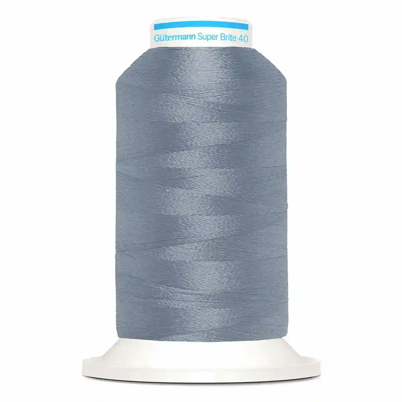 Gutermann Super Brite Polyester 40 #5707, 1000m Machine Embroidery Thread