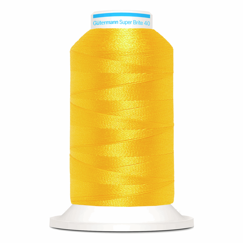 Gutermann Super Brite Polyester 40 #5708, 1000m Machine Embroidery Thread