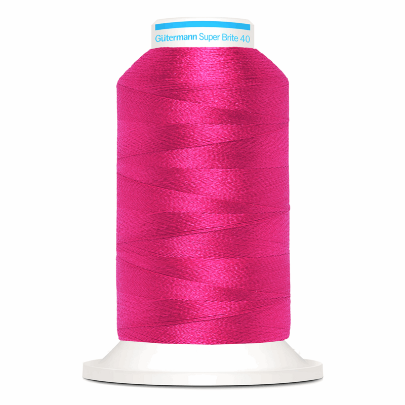 Gutermann Super Brite Polyester 40 #5732, 1000m Machine Embroidery Thread