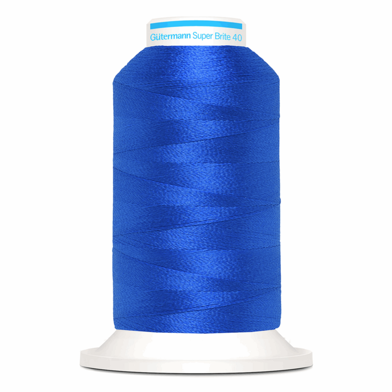 Gutermann Super Brite Polyester 40 #5736, 1000m Machine Embroidery Thread