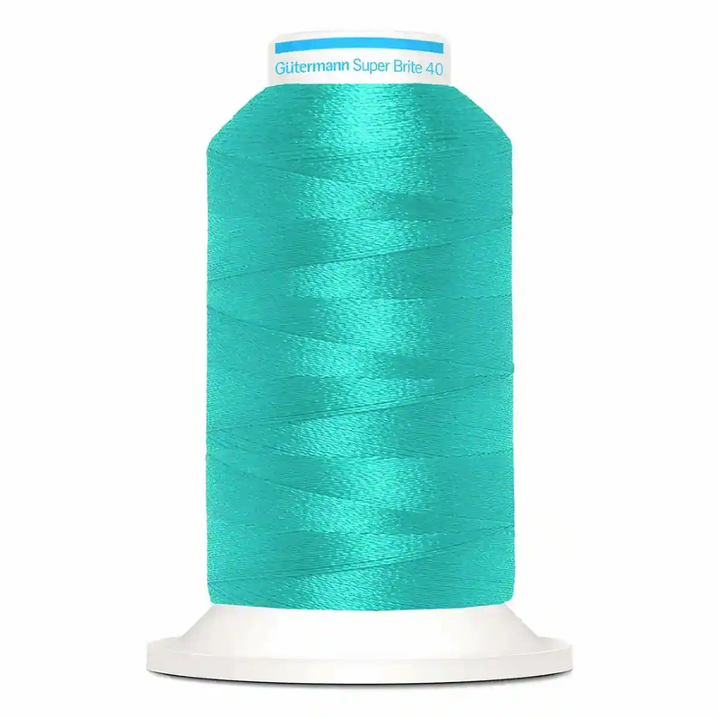Gutermann Super Brite Polyester 40 #5746, 1000m Machine Embroidery Thread