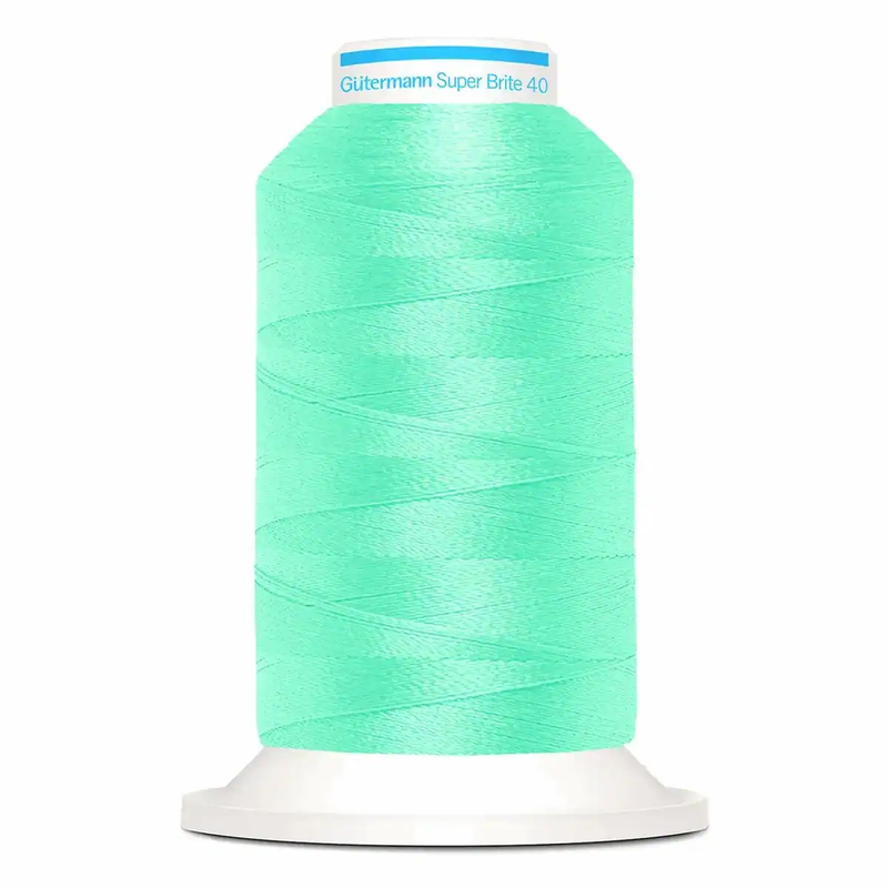 Gutermann Super Brite Polyester 40 #5752, 1000m Machine Embroidery Thread