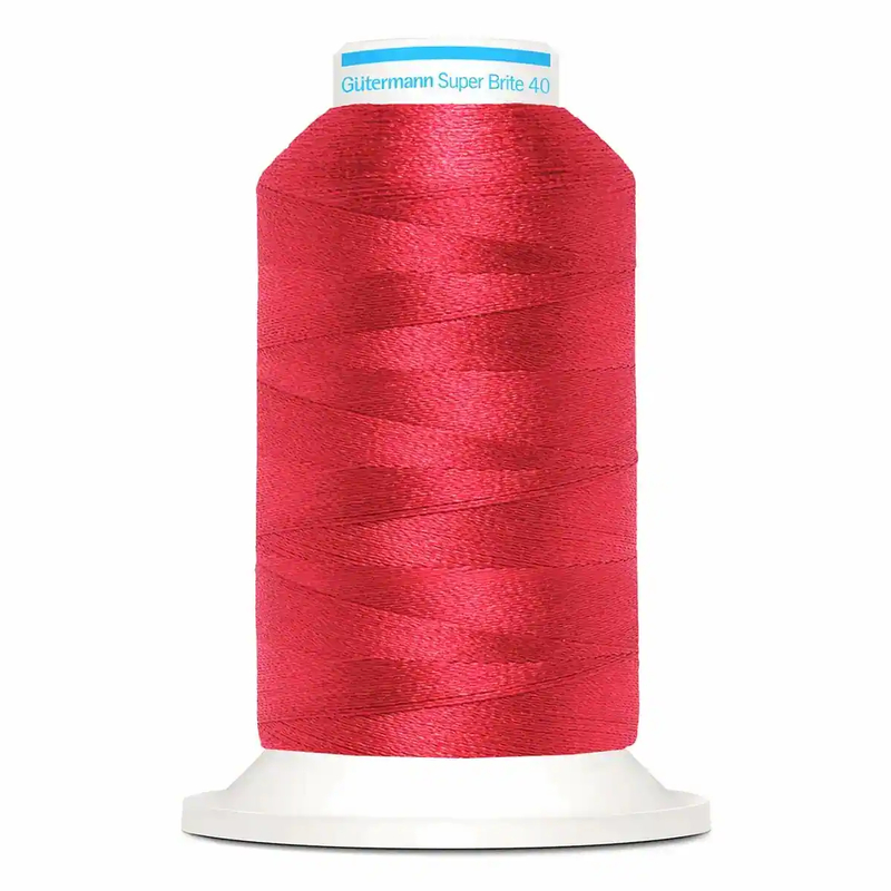 Gutermann Super Brite Polyester 40 #5772, 1000m Machine Embroidery Thread