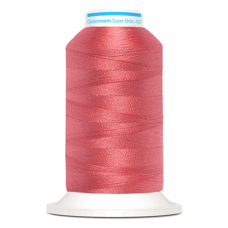 Gutermann Super Brite Polyester 40 #5780, 1000m Machine Embroidery Thread