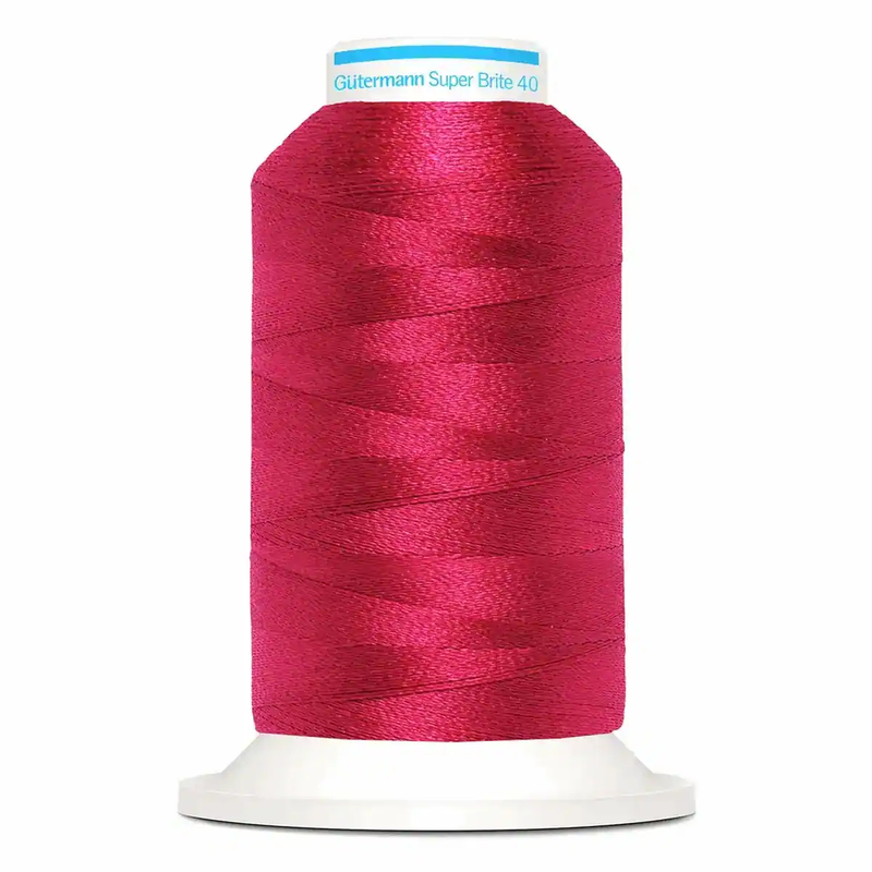 Gutermann Super Brite Polyester 40 #5807, 1000m Machine Embroidery Thread