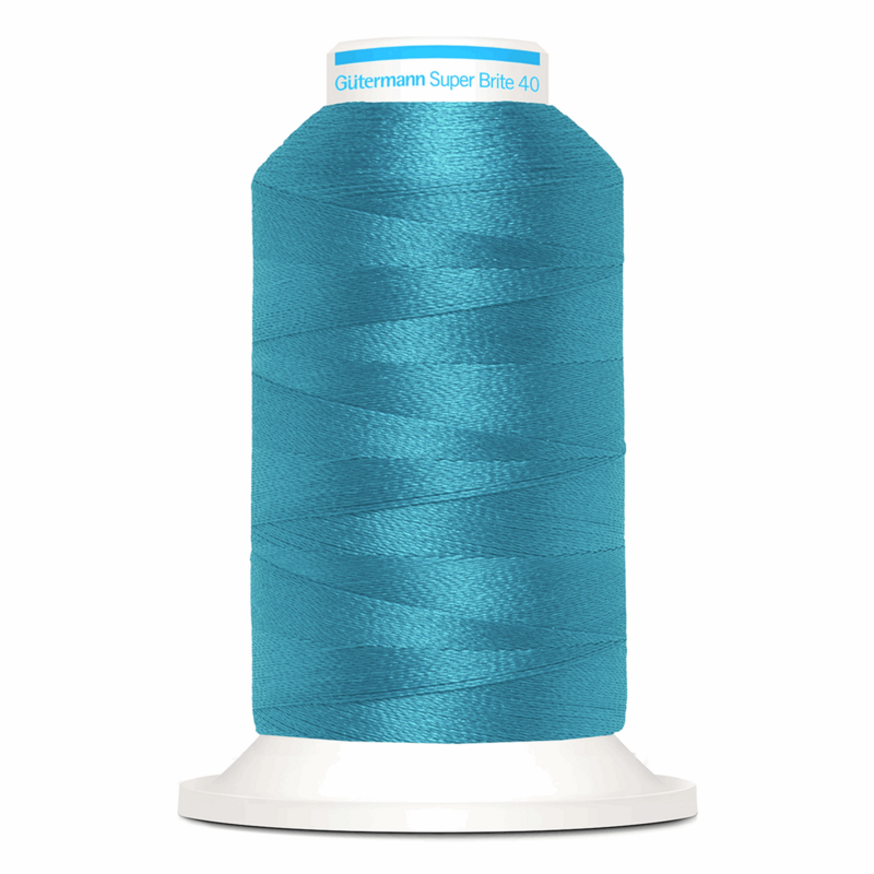 Gutermann Super Brite Polyester 40 #5810, 1000m Machine Embroidery Thread