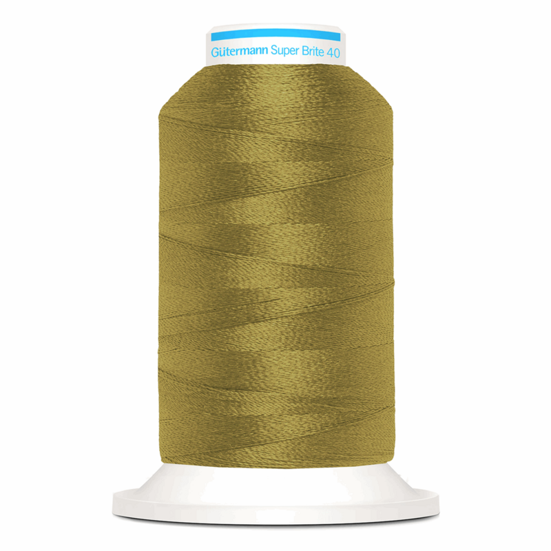 Gutermann Super Brite Polyester 40 #5843, 1000m Machine Embroidery Thread