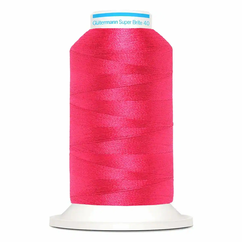 Gutermann Super Brite Polyester 40 #7709, 1000m Machine Embroidery Thread