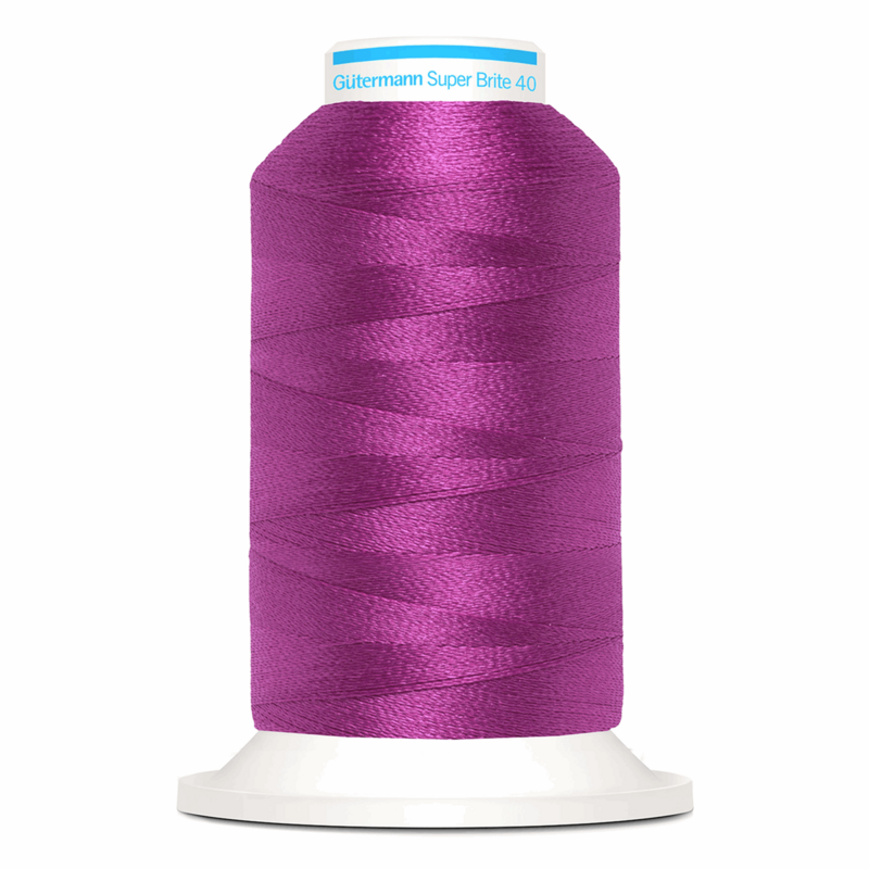 Gutermann Super Brite Polyester 40 #9027, 1000m Machine Embroidery Thread