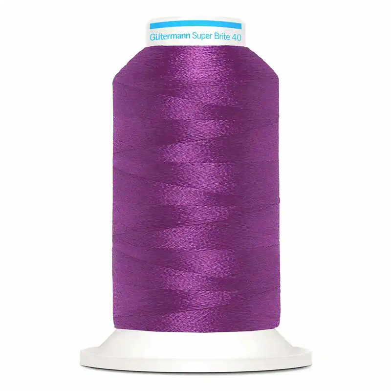 Gutermann Super Brite Polyester 40 #9046, 1000m Machine Embroidery Thread