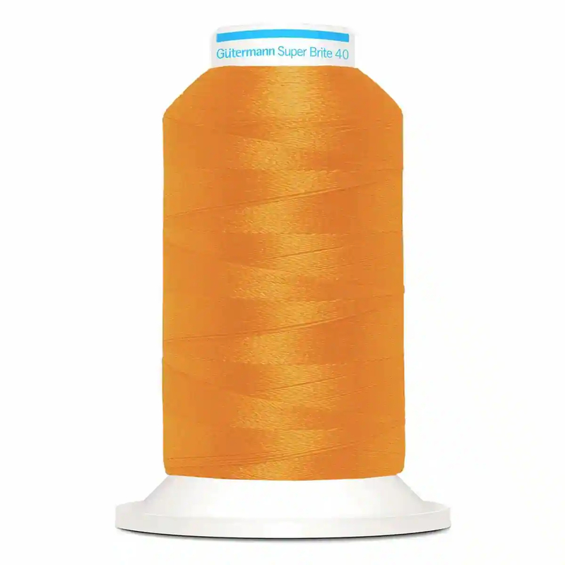Gutermann Super Brite Polyester 40 #9050, 1000m Machine Embroidery Thread