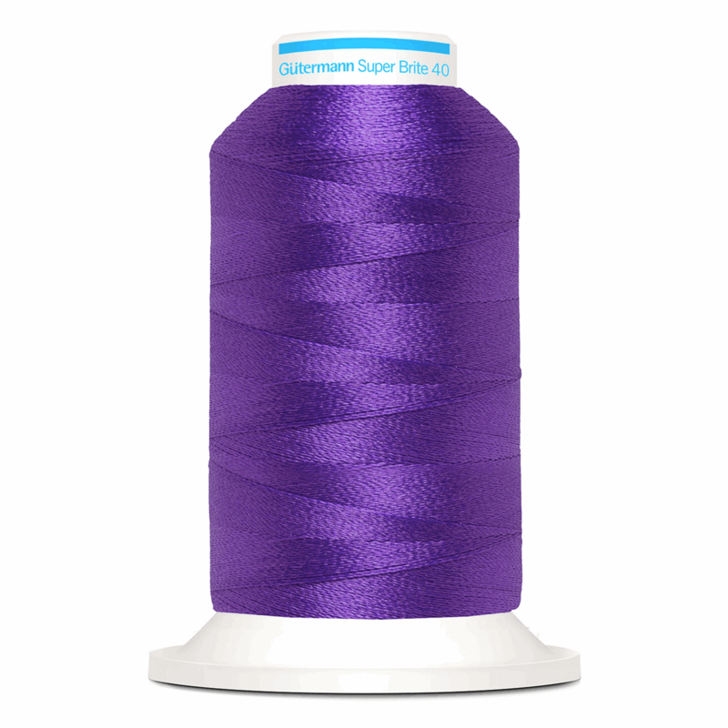 Gutermann Super Brite Polyester 40 #9053, 1000m Machine Embroidery Thread