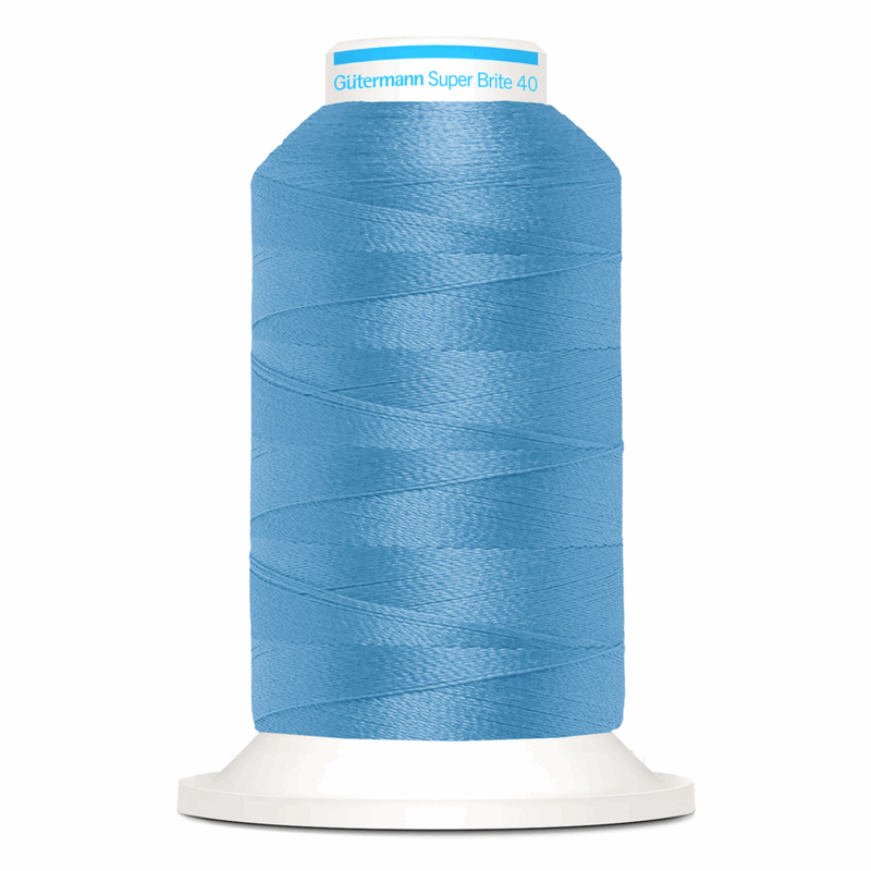 Gutermann Super Brite Polyester 40 #9081, 1000m Machine Embroidery Thread