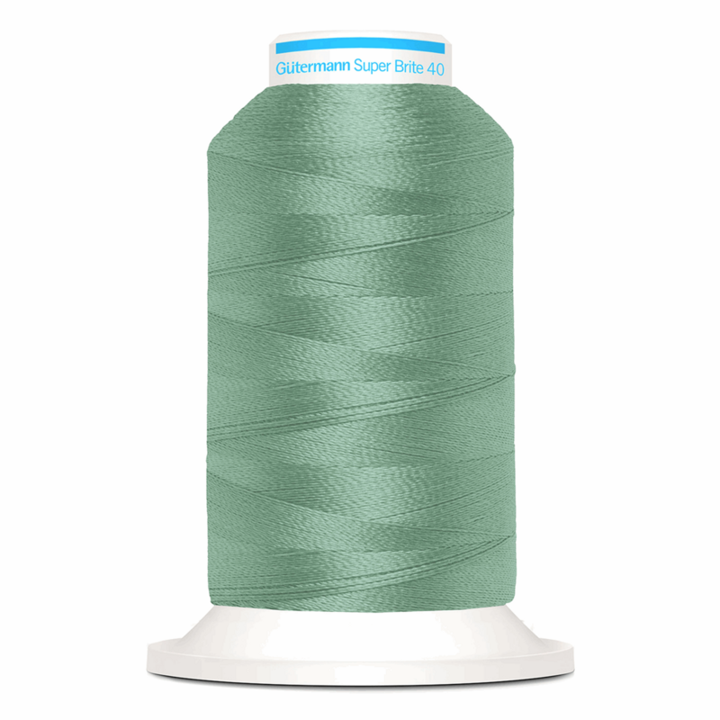 Gutermann Super Brite Polyester 40 #9107, 1000m Machine Embroidery Thread