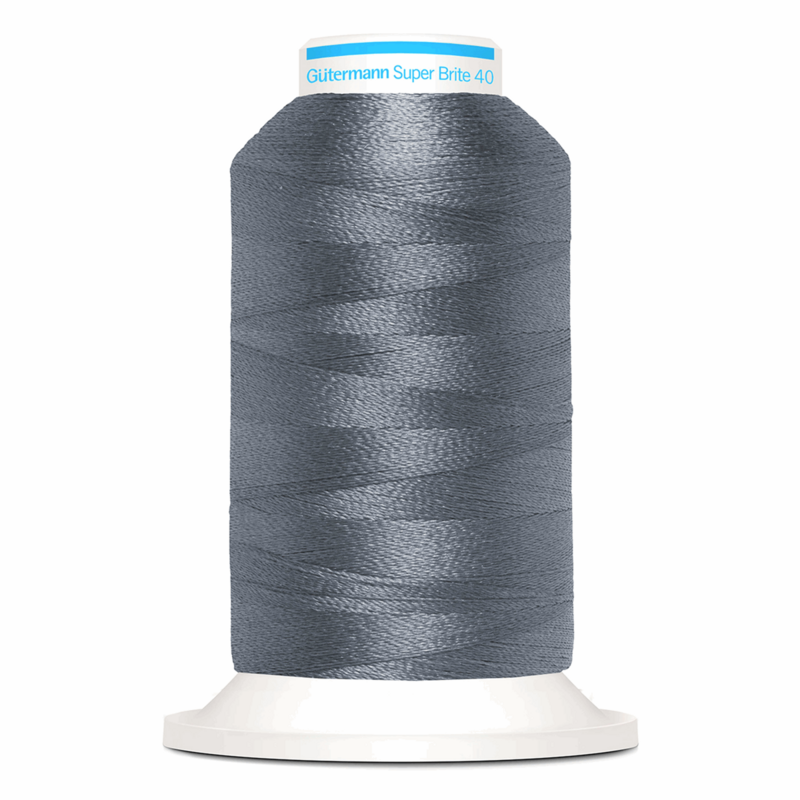 Gutermann Super Brite Polyester 40 #9112, 1000m Machine Embroidery Thread