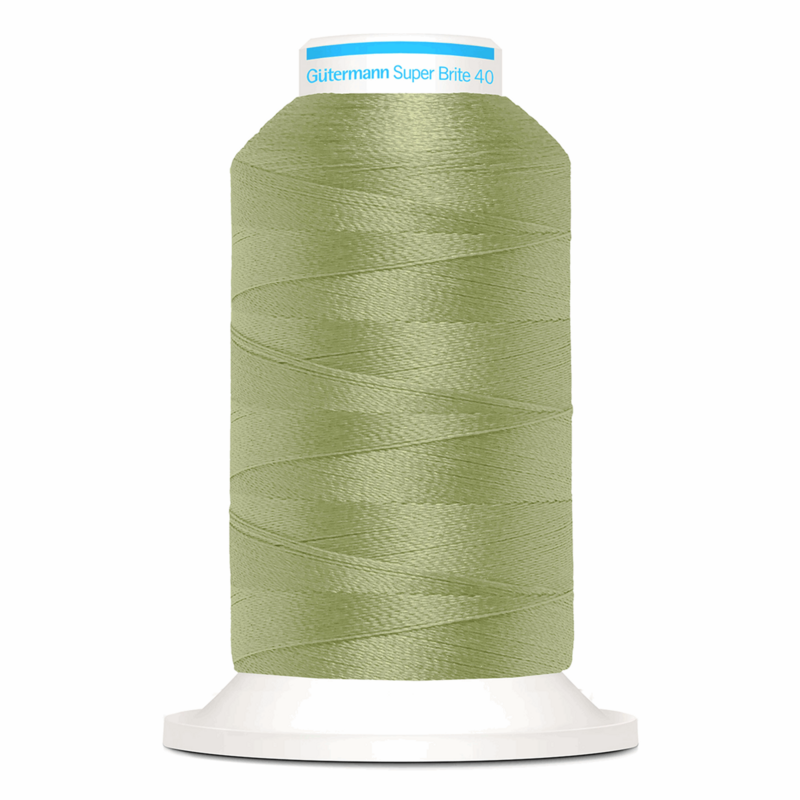 Gutermann Super Brite Polyester 40 #9121, 1000m Machine Embroidery Thread