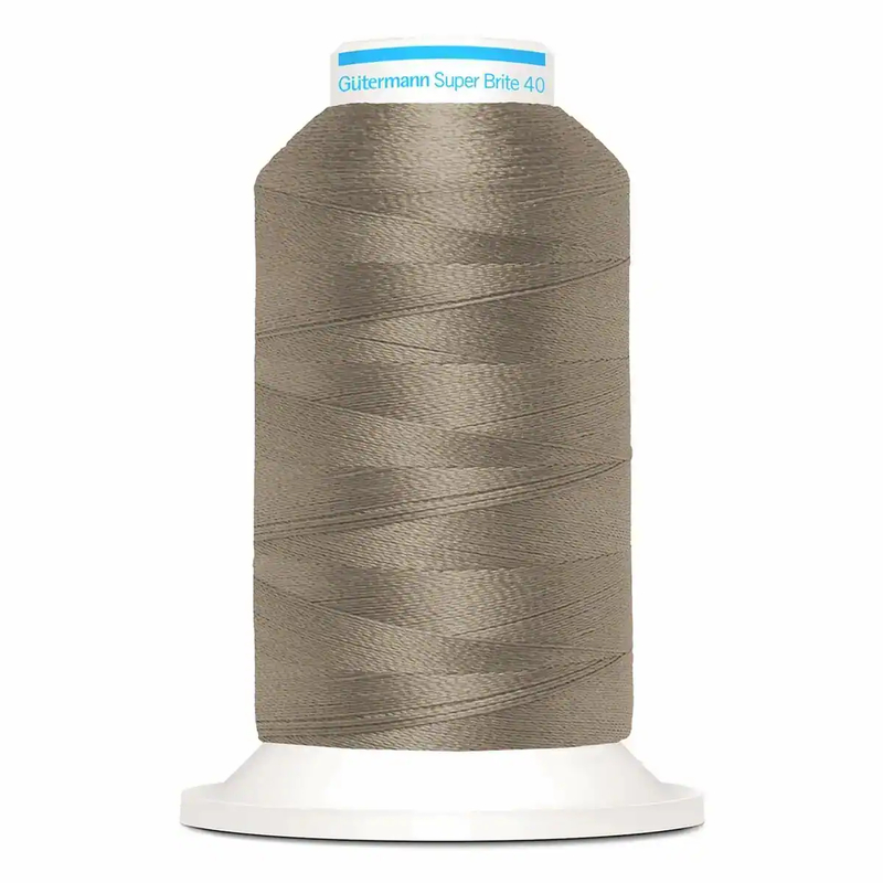 Gutermann Super Brite Polyester 40 #9128, 1000m Machine Embroidery Thread