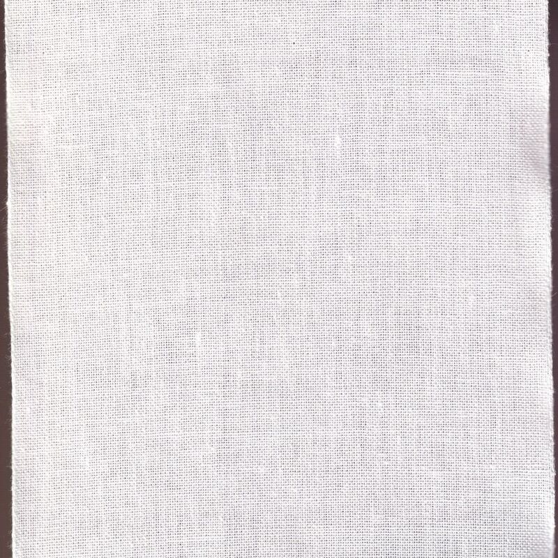 WHITE 195mm Wide 30 Count Zweigart Linen Band Per Metre