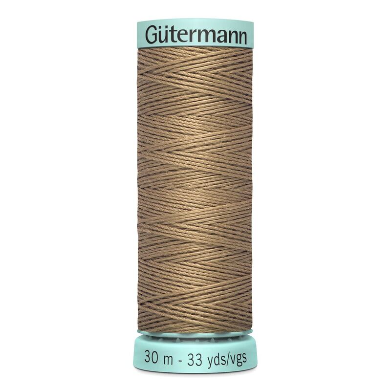 Gutermann Silk R 753 #139 SEINNA BROWN, Top Stitch / Sewing Thread 30m Spool