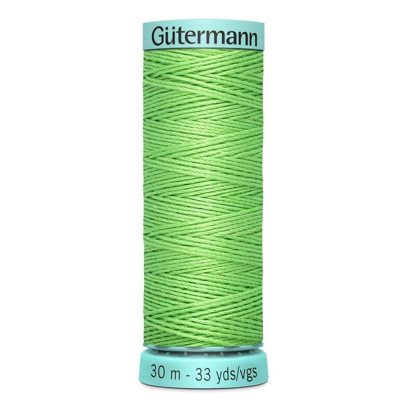 Gutermann Silk R 753 #153 SPRING GREEN, Top Stitch / Sewing Thread 30m Spool