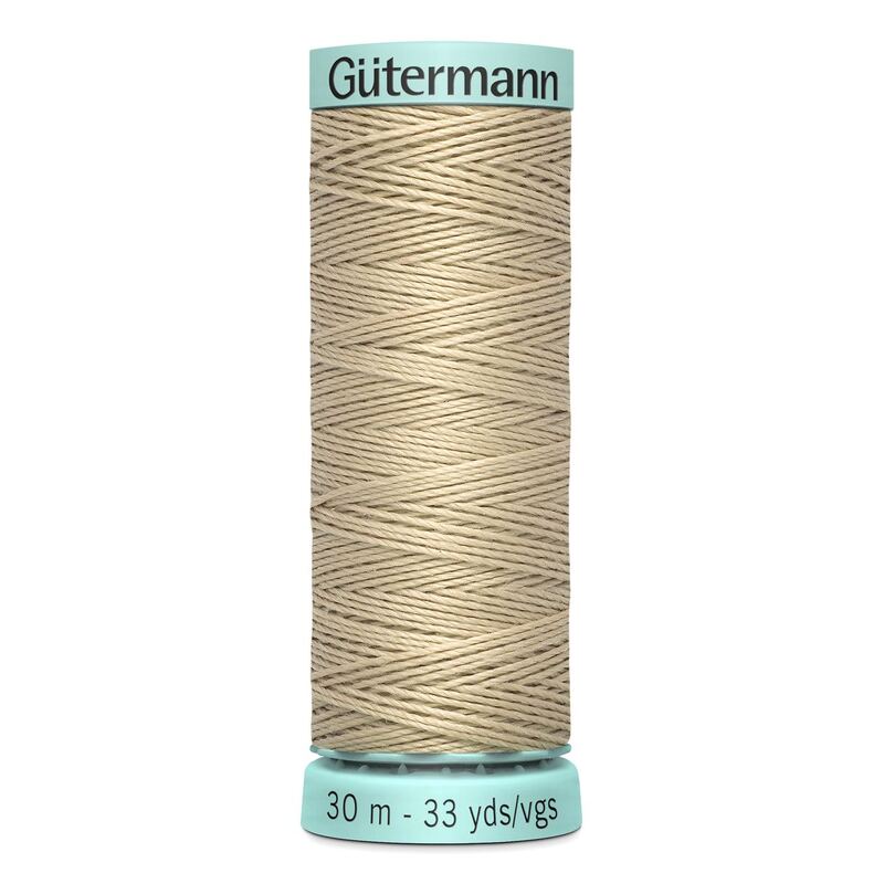 Gutermann Silk R 753 #186 BEIGE TAN, Top Stitch / Sewing Thread 30m Spool