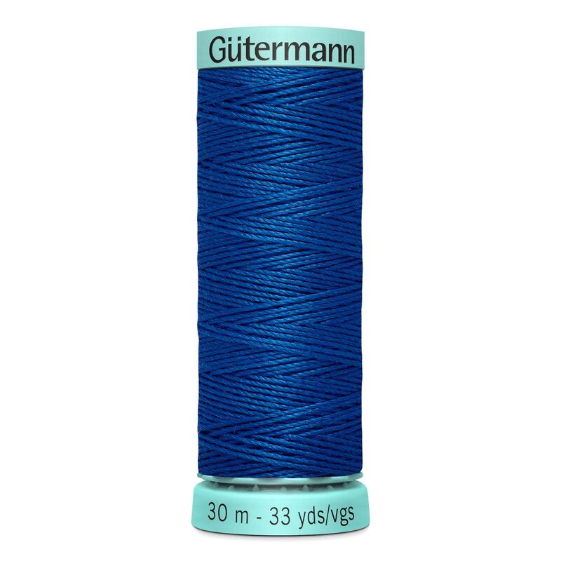 Gutermann Silk R 753 #312 DARK CORNFLOWER BLUE, Top Stitch / Sewing Thread 30m Spool