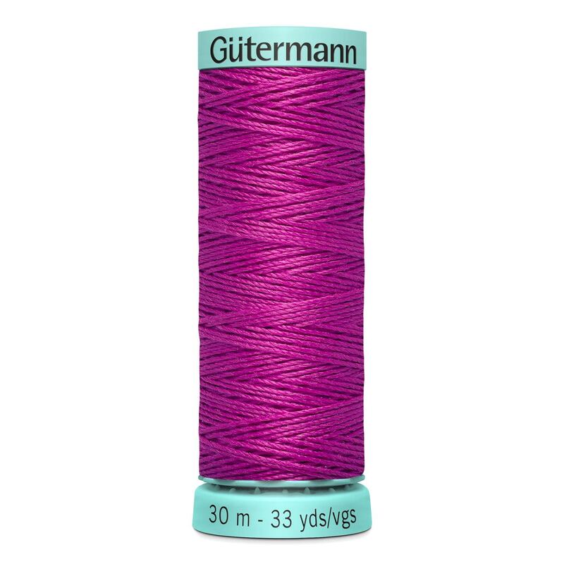 Gutermann Silk R 753 #321 FUCHSIA, Top Stitch / Sewing Thread 30m Spool
