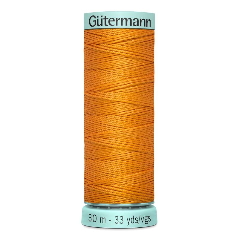Gutermann Silk R 753 #350 SATSUMA ORANGE, Top Stitch / Sewing Thread 30m Spool