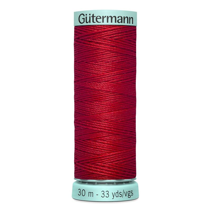 Gutermann Silk R 753 #365 RED, Top Stitch / Sewing Thread 30m Spool